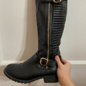 Black Riding Boots (Size 5)